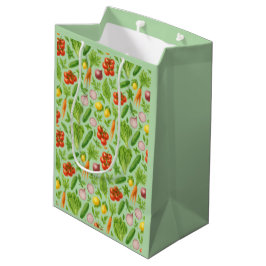 Garden-Fresh Veggies Gift Bag — Medium | Green Medium Cadeauzakje