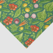 Garden-Fresh Veggies Tissue — Green Goodness Tissuepapier (Detail)