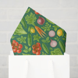 Garden-Fresh Veggies Tissue — Green Goodness Tissuepapier