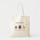 Garden Friends canvas tas (Voorkant)