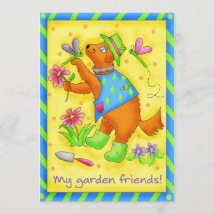 Garden Friends "Garden Club" Uitnodiging