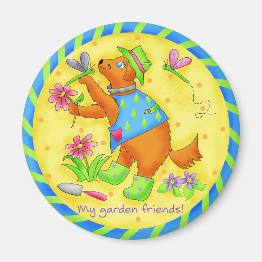 Garden Friends Magnet (Voorkant)