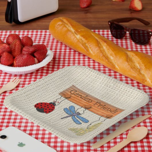 Garden Friends Papieren Bordje (Picknick)