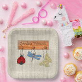 Garden Friends Papieren Bordje (Feest)