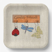 Garden Friends Papieren Bordje (Voorkant)