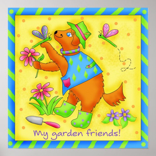 Garden Friends Poster (Voorkant)