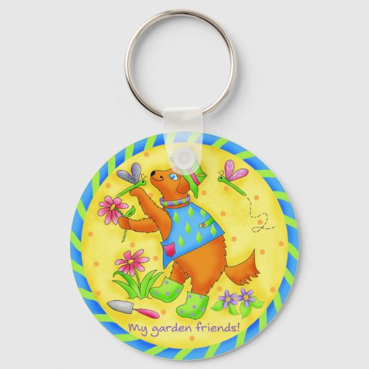 Garden Friends Sleutelhanger (Voorkant)