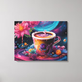 Garden Galaxy Koffie Canvas Afdruk (Voorkant)