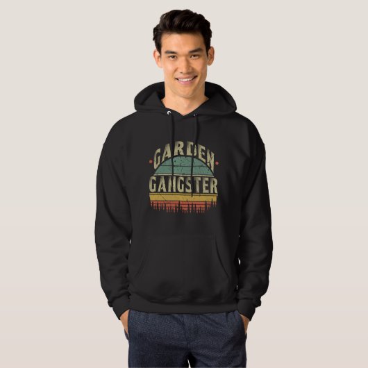 Garden Gangster Botanist Gardener Plant Lover Gift Hoodie (Voorkant volledig)