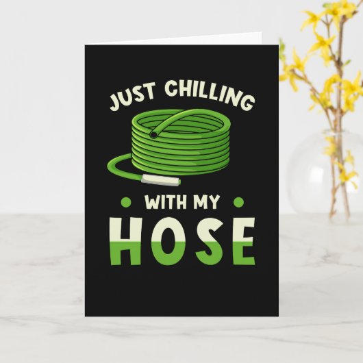 Garden Gardener Gezegde Funny Kaart (Gele Bloem)