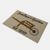 Garden Gardening Gardener Landscaping Wheelbarrow Deurmat (Schuin)