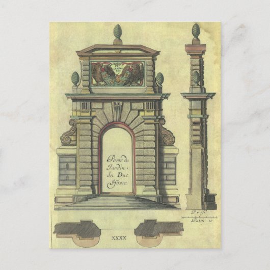  Garden Gate Arch, renaissance Architecture Briefkaart (Voorkant)