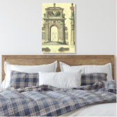 Garden Gate Arch, renaissance Architecture Canvas Afdruk (Insitu (Slaapkamer))