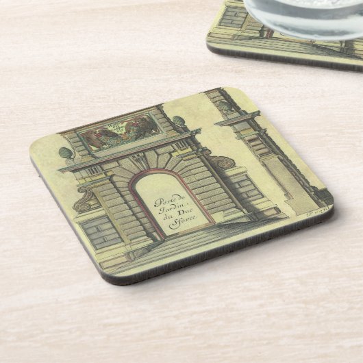 Garden Gate Arch, renaissance Architecture Drankjes Onderzetter (Linkerzijde)