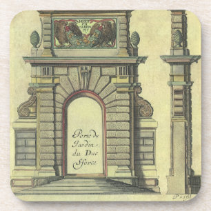 Garden Gate Arch, renaissance Architecture Drankjes Onderzetter