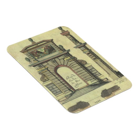 Garden Gate Arch, renaissance Architecture Magneet (Rechterzijde)