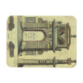  Garden Gate Arch, renaissance Architecture Magneet (Horizontaal)