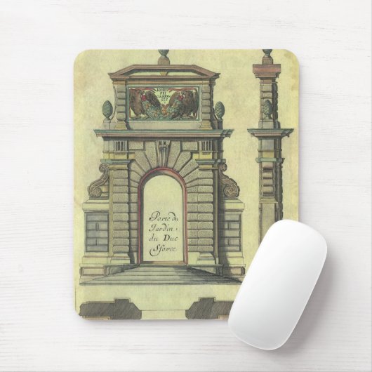  Garden Gate Arch, renaissance Architecture Muismat (Met muis)