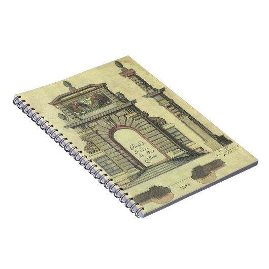 Garden Gate Arch, renaissance Architecture Notitieboek (Rechterzijde)