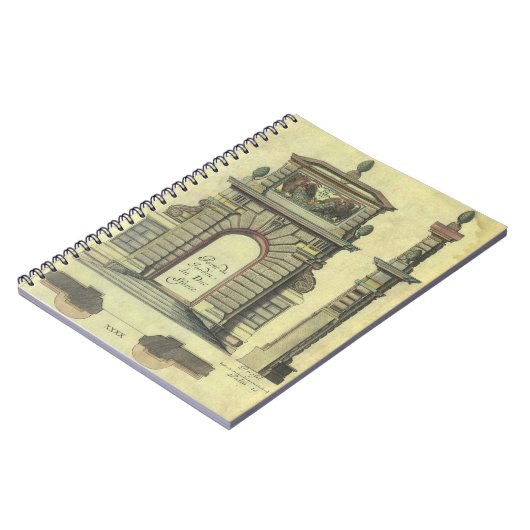 Garden Gate Arch, renaissance Architecture Notitieboek (Linkerzijde)