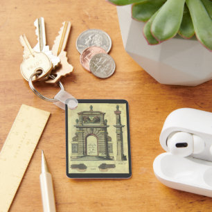  Garden Gate Arch, renaissance Architecture Sleutelhanger