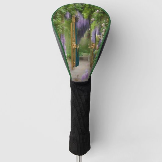 Garden Gate en Wisteria Golfheadcover (Voorkant)