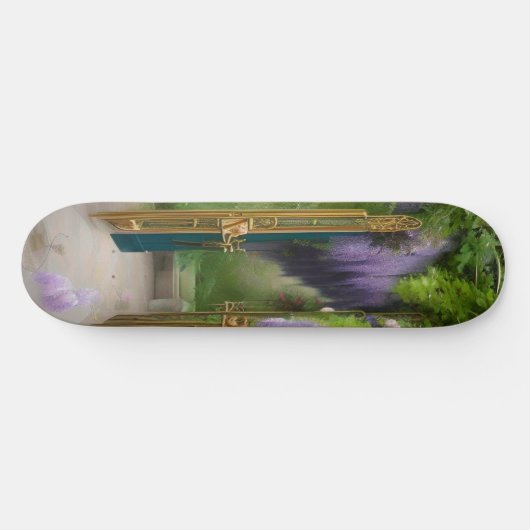 Garden Gate en Wisteria Persoonlijk Skateboard (Horizontaal)