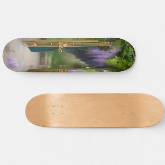 Garden Gate en Wisteria Persoonlijk Skateboard (Horizontaal)