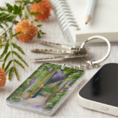 Garden Gate en Wisteria Sleutelhanger (Voorkant Rechts)
