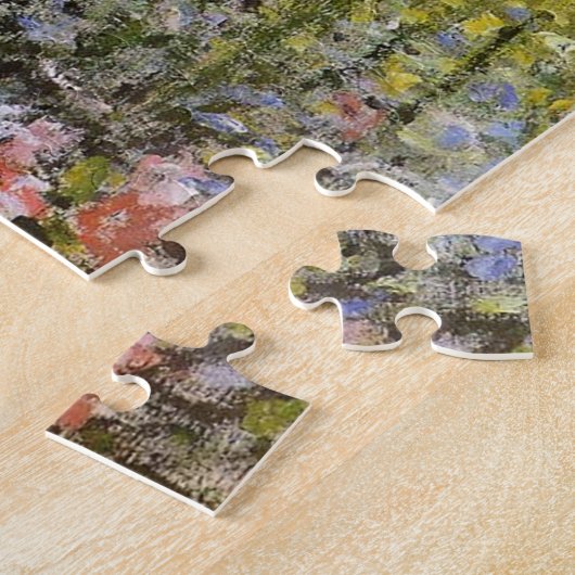 Garden Gate in Vetheuil Monet Fine Art Legpuzzel (Zijkant)
