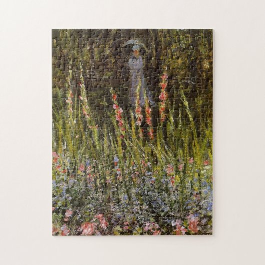 Garden Gate in Vetheuil Monet Fine Art Legpuzzel (Verticaal)