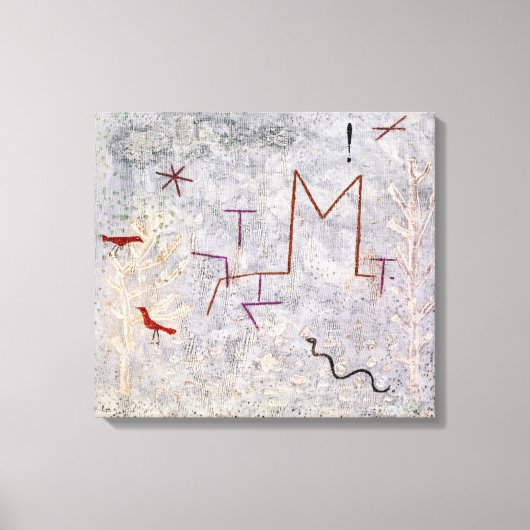 Garden Gate K | Paul Klee | Canvas Afdruk (Voorkant)