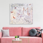 Garden Gate K | Paul Klee | Canvas Afdruk (Insitu (Woonkamer))