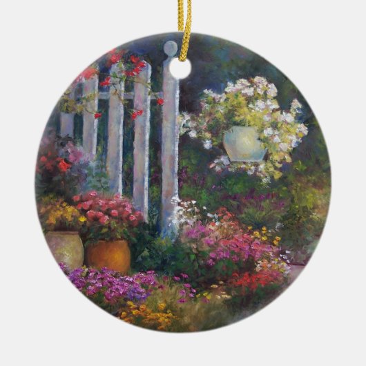 Garden Gate Keramisch Ornament (Voorkant)