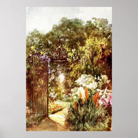 Garden Gate Poster (Voorkant)