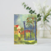 Garden gate van August Macke Briefkaart (Staand voorkant)