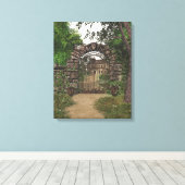 Garden Gate Wrapped Canvas (Insitu (Houten vloer))