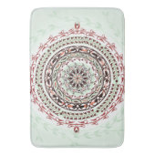 Garden Gem Mandala Bath Mat (Voorkant Verticaal)