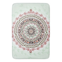 Garden Gem Mandala Bath Mat
