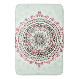 Garden Gem Mandala Bath Mat