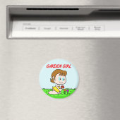 Garden Girl Magneet (Insitu (Vaatwasser))