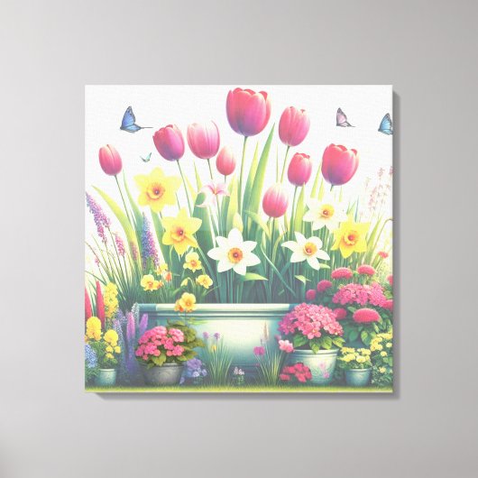 Garden Glow Canvas Afdruk (Voorkant)