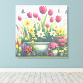 Garden Glow Canvas Afdruk (Insitu (Houten vloer))