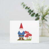 Garden Gnome Briefkaart (Staand voorkant)