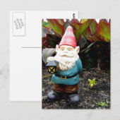 Garden Gnome Briefkaart (Voorkant / Achterkant)