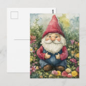 Garden Gnome Briefkaart (Voorkant / Achterkant)