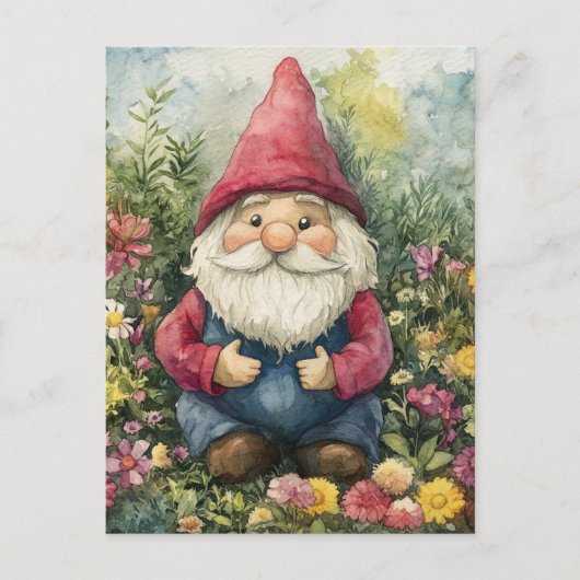 Garden Gnome Briefkaart (Voorkant)