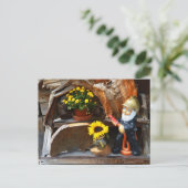 Garden gnome briefkaart (Staand voorkant)