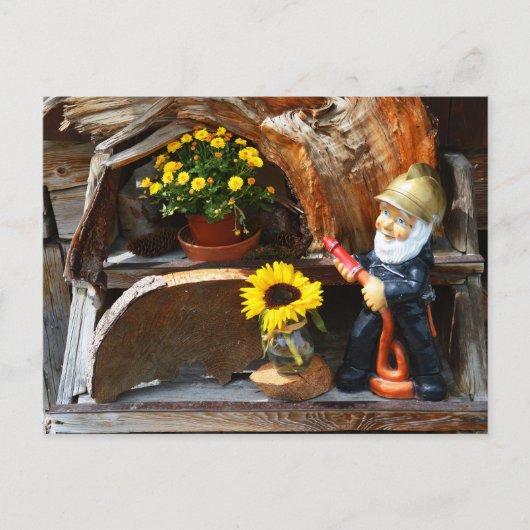 Garden gnome briefkaart (Voorkant)