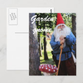 Garden Gnome Briefkaart (Voorkant / Achterkant)